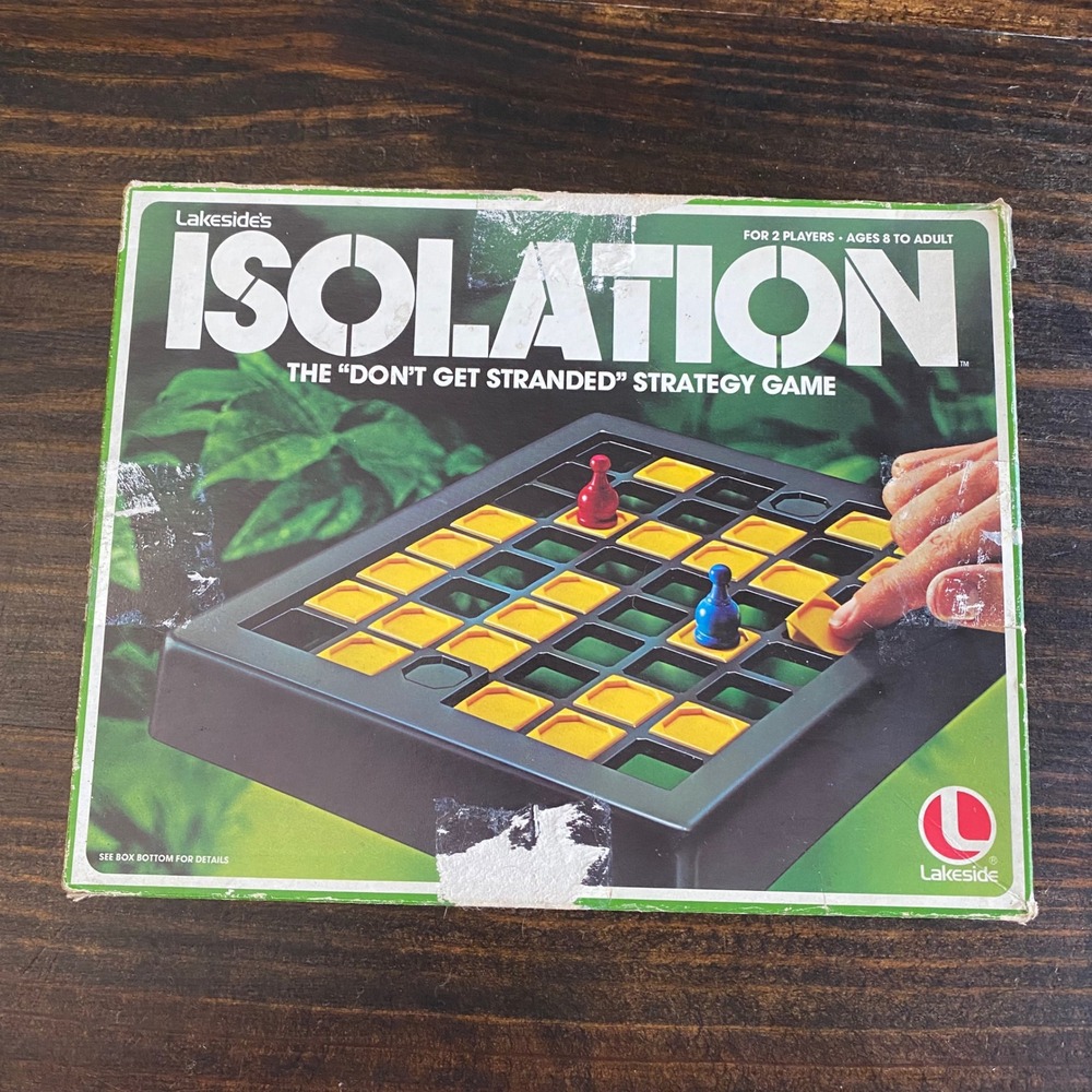 Vintage 1978 Lakeside Isolation COMPLETE Don't‎ Get Stranded Strategy Board Game